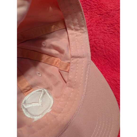 Port Authority Women's Pink Mazda Hat Cap Hat Adjustable 100% Cotton - Picture 5 of 7